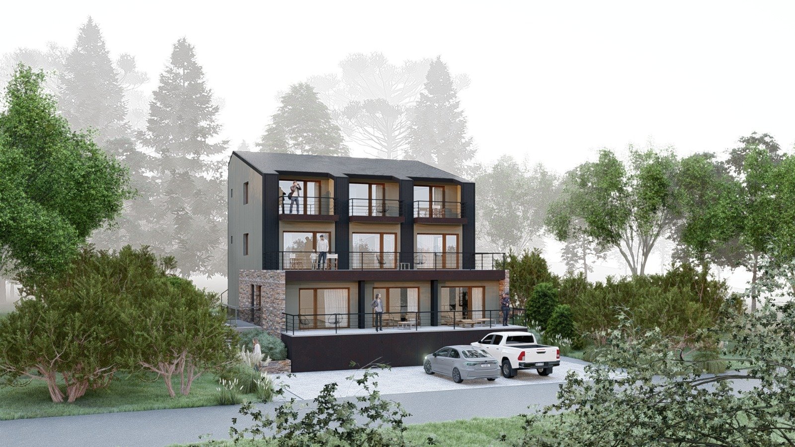 Departamento Tronador con Vista al Lago