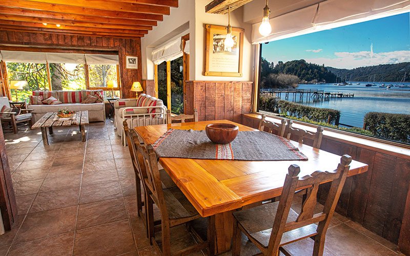 Cabaña Lago Con Costa de Lago